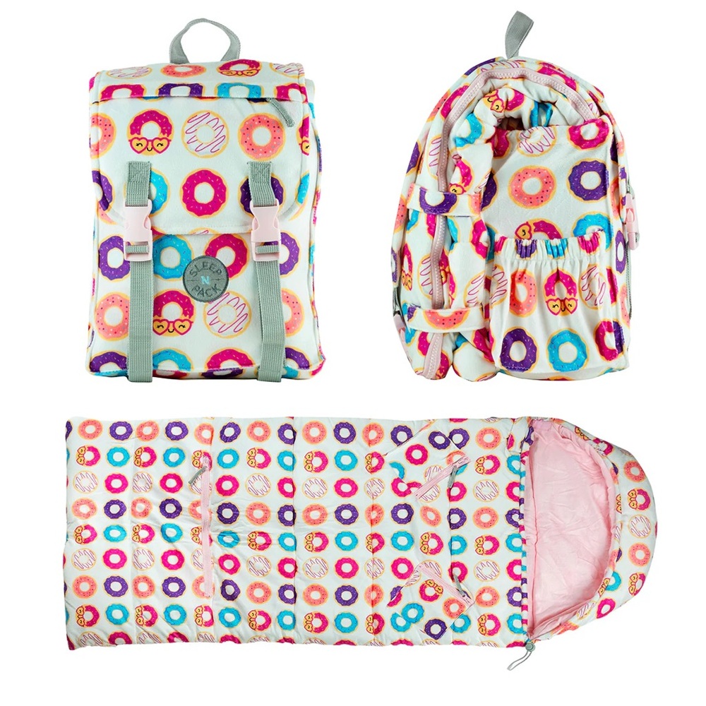 Sleep-n-Pack: Packable Little Kid’s, Sleeping Bag and Backpack.